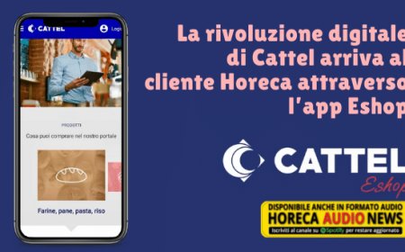 La rivoluzione digitale di Cattel arriva al cliente Horeca attraverso l’app Eshop