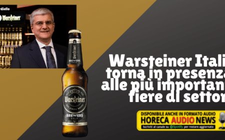 Warsteiner Italia torna in presenza alle più importanti fiere di settore