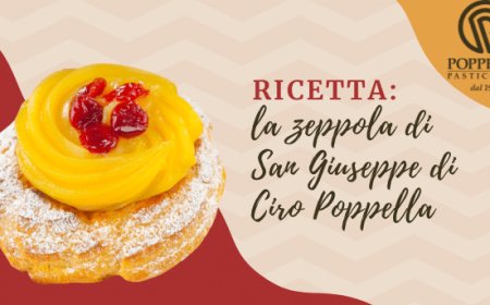Ricetta: la zeppola di San Giuseppe di Ciro Poppella