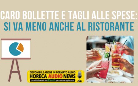 Caro bollette e tagli alle spese: si va meno anche al ristorante