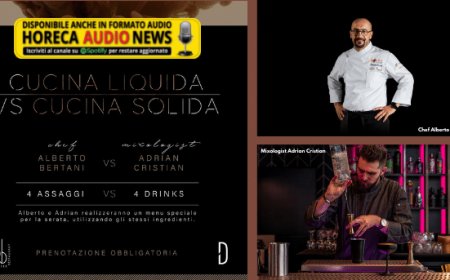 Al Dialogue di Brescia "Cucina liquida VS Cucina solida" con lo chef Alberto Bertani