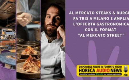 Al Mercato Steaks & Burger fa tris a Milano e amplia l'offerta gastronomica con il format "Al Mercato Street"