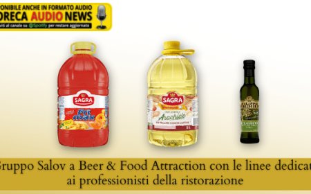 Gruppo Salov a Beer & Food Attraction con le linee dedicate ai professionisti della ristorazione