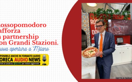 Rossopomodoro rafforza la partnership con Grandi Stazioni. Nuova apertura a Milano