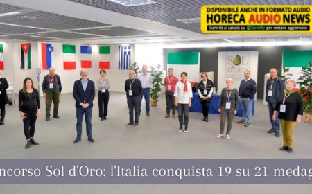 Concorso Sol d'Oro: l'Italia conquista 19 su 21 medaglie