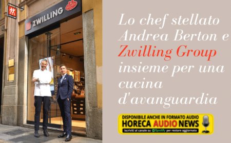 Lo chef stellato Andrea Berton e Zwilling Group insieme per una cucina d'avanguardia