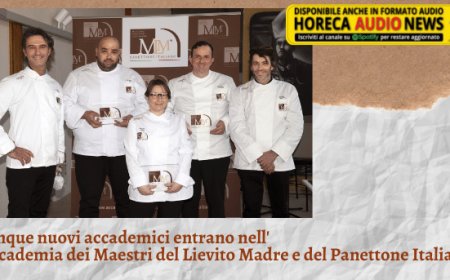 Cinque nuovi accademici entrano nell'Accademia dei Maestri del Lievito Madre e del Panettone Italiano