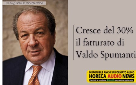 Cresce del 30% il fatturato di Valdo Spumanti