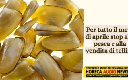 Per tutto il mese di aprile stop alla pesca e alla vendita di telline
