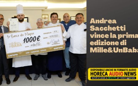 Andrea Sacchetti vince la prima edizione di Mille&UnBabà