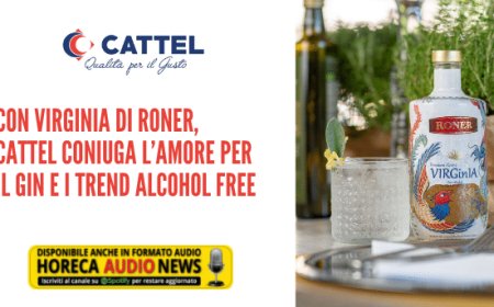 Con VIRGinIA di Roner, Cattel coniuga l’amore per il gin e i trend alcohol free