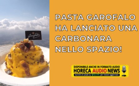 Pasta Garofalo ha lanciato una Carbonara nello spazio