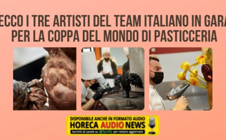 Ecco i tre artisti del team italiano in gara per la Coppa del Mondo di Pasticceria
