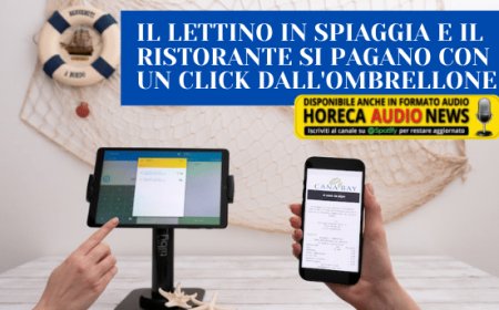 Il lettino in spiaggia e il ristorante si pagano con un click dall'ombrellone