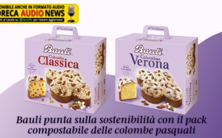 Bauli punta sulla sostenibilità con il pack compostabile delle colombe pasquali