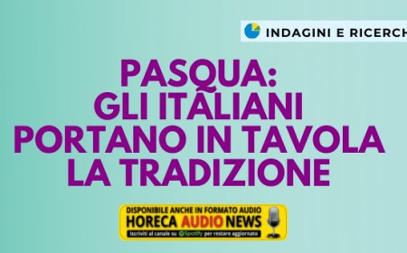 Pasqua: gli italiani portano in tavola la tradizione