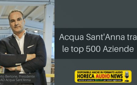 Acqua Sant'Anna tra le top 500 Aziende