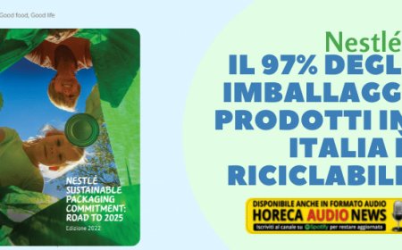 Nestlé: il 97% degli imballaggi prodotti in Italia è riciclabile
