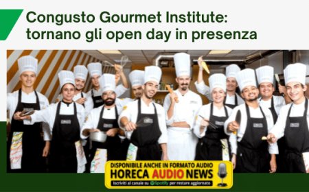 Congusto Gourmet Institute: tornano gli open day in presenza
