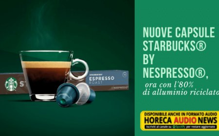 Nuove capsule Starbucks® by Nespresso®, ora con l'80% di alluminio riciclato