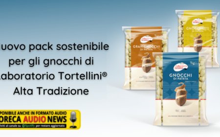 Nuovo pack sostenibile per gli gnocchi di Laboratorio Tortellini® Alta Tradizione