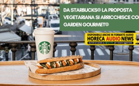 Da Starbucks® la proposta vegetariana si arricchisce con Garden Gourmet®