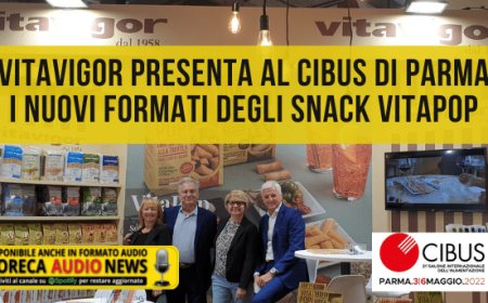 Vitavigor presenta al Cibus di Parma i nuovi formati degli snack VitaPop