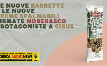 Le nuove barrette e le nuove creme spalmabili firmate Noberasco protagoniste a Cibus