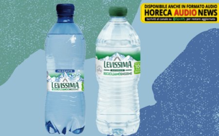 Levissima lancia in esclusiva per il canale fuori casa la bottiglia 50cl in 100% R-PET