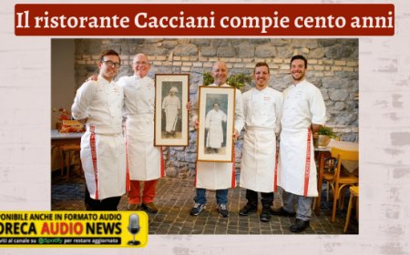 Il ristorante Cacciani compie cento anni