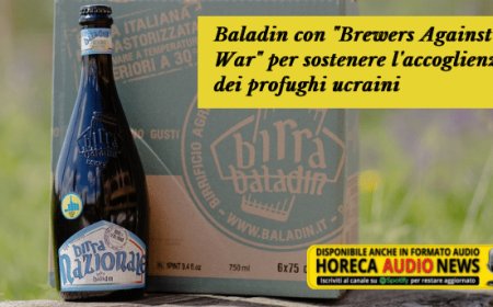 Baladin con "Brewers Against War" per sostenere l'accoglienza dei profughi ucraini