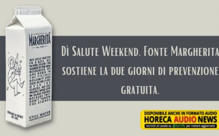 Dì Salute Weekend, Fonte Margherita sostiene la due giorni di prevenzione gratuita.