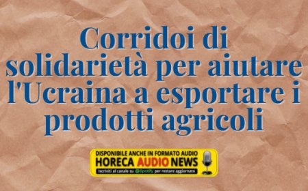 Corridoi di solidarietà per aiutare l'Ucraina a esportare i prodotti agricoli