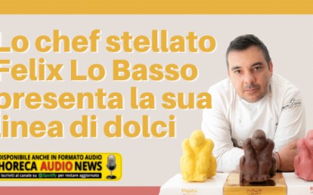 Lo chef stellato Felix Lo Basso presenta la sua linea di dolci