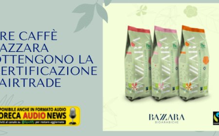 Tre caffè Bazzara ottengono la certificazione Fairtrade