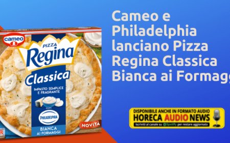 Cameo e Philadelphia lanciano Pizza Regina Classica Bianca ai Formaggi