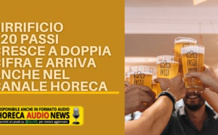 Birrificio 620 Passi cresce a doppia cifra e arriva anche nel canale Horeca