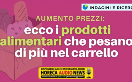 Aumento prezzi: ecco i prodotti alimentari che pesano di più nel carrello
