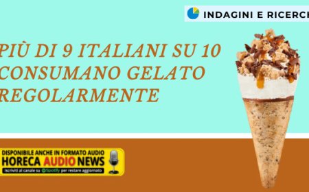 Più di 9 italiani su 10 consumano gelato regolarmente