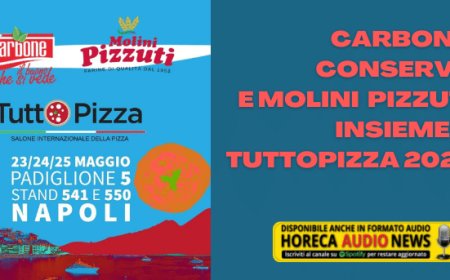 Carbone Conserve e Molini Pizzuti insieme a Tuttopizza 2022