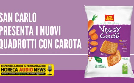 San Carlo presenta i nuovi Quadrotti con carota