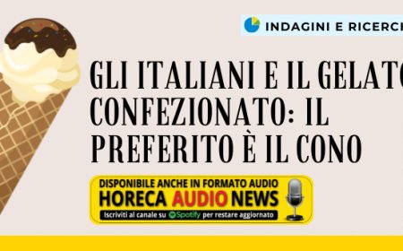 Gli italiani e il gelato confezionato: il preferito è il cono