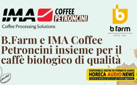 B.Farm e IMA Coffee Petroncini insieme per il caffè biologico di qualità