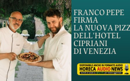 Franco Pepe firma la nuova pizza dell'Hotel Cipriani di Venezia