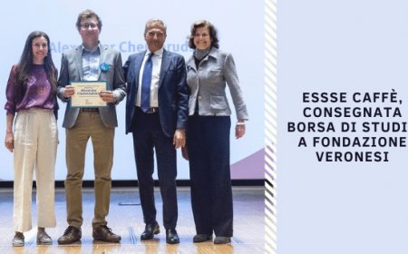 Essse Caffè, consegnata borsa di studio a Fondazione Veronesi
