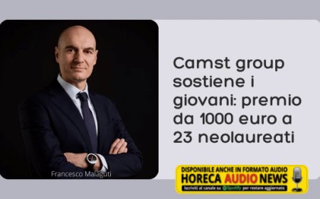 Camst group sostiene i giovani: premio da 1000 euro a 23 neolaureati 