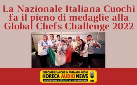 La Nazionale Italiana Cuochi fa il pieno di medaglie alla Global Chefs Challenge 2022