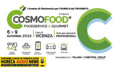 Cosmofood 2022. Prende forma il calendario degli eventi