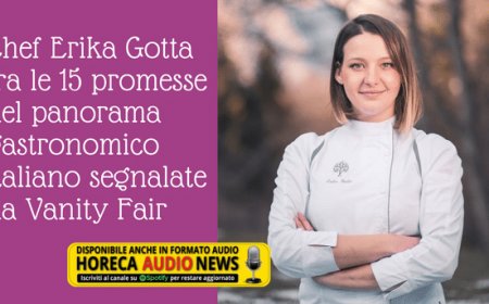 Chef Erika Gotta tra le 15 promesse del panorama gastronomico italiano segnalate da Vanity Fair