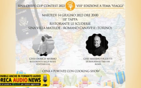 Sina Chefs' Cup Contest fa tappa al Sina Villa Matilde di Romano Canavese